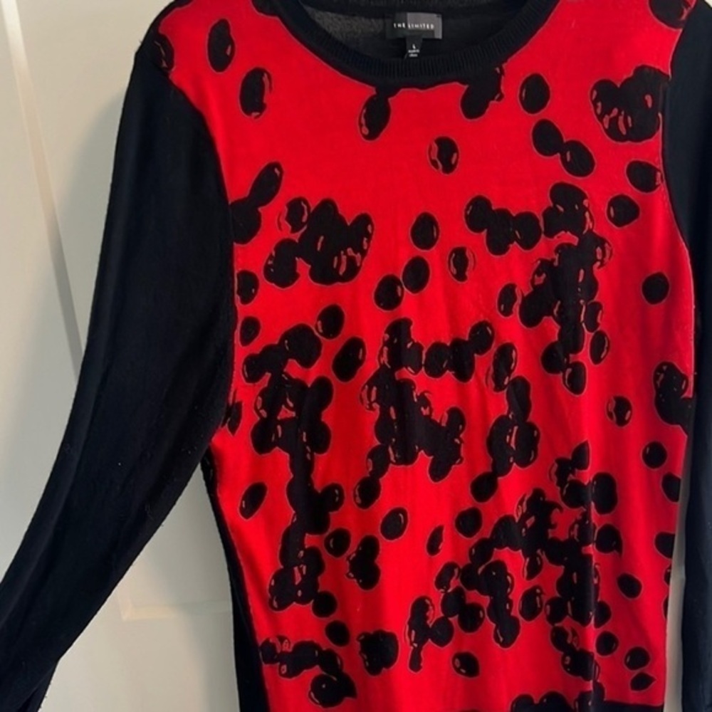The Limited Red and Black Sweater​ - Large